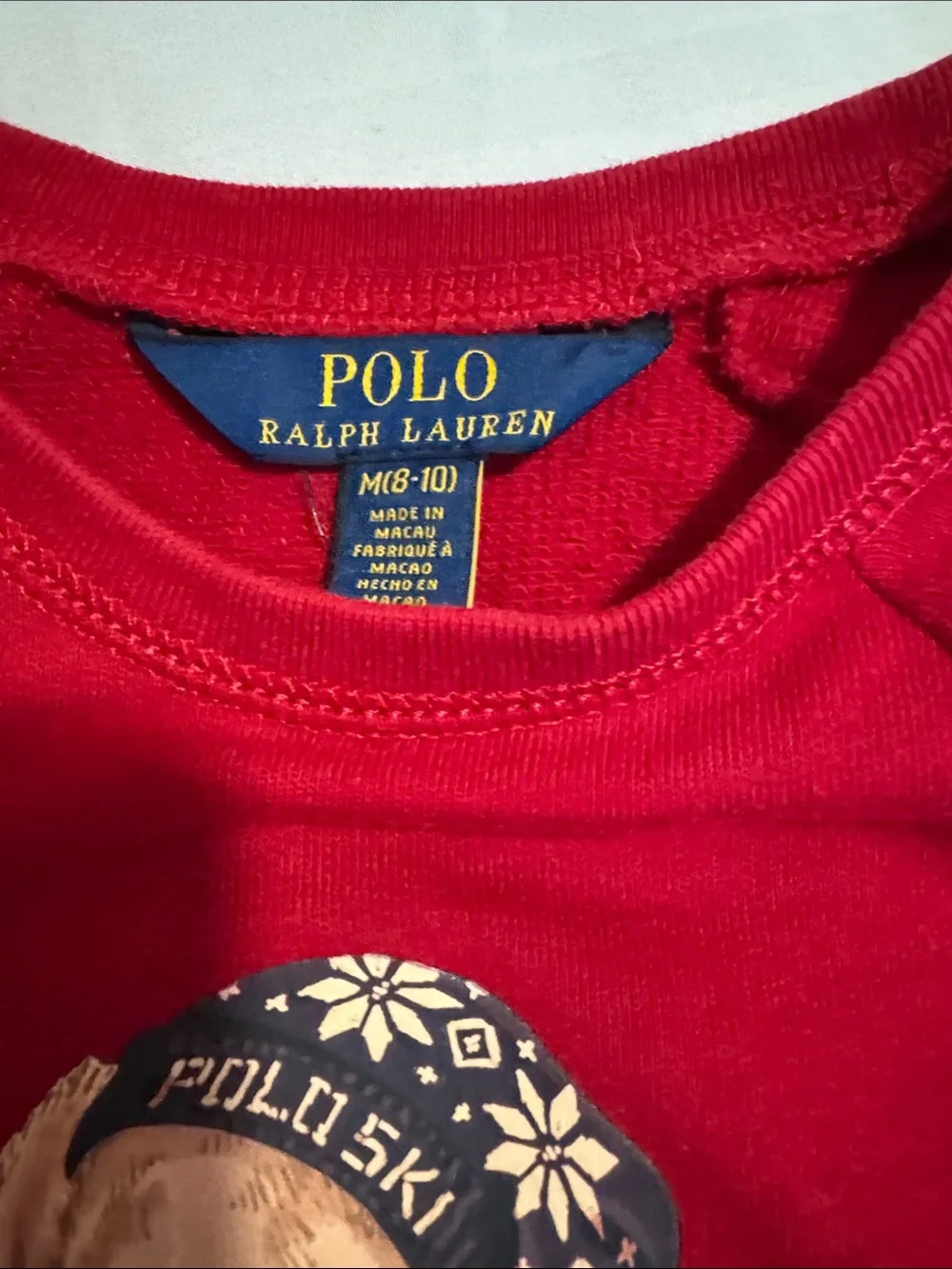 Ralph Lauren Red Polo Bear Girl's Costume Dress